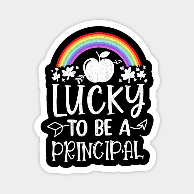 Irish Teacher Lucky To Be A Principal St Patricks Day School Magnet by schirmerbas