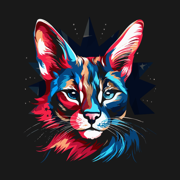 Patriotic Caracal by JH Mart