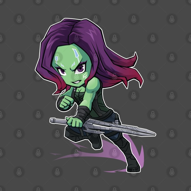 Gamora Chibi by Xar623