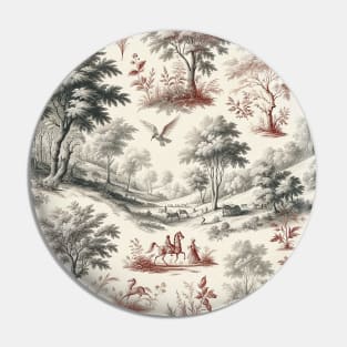 Pastoral Harmony: A Toile de Jouy Tale Pin