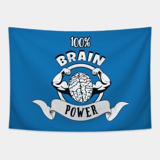 100% Brain Power Tapestry