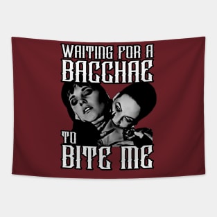 Xena & Gabrielle Waiting For A Bacchae To Bite Me Tapestry