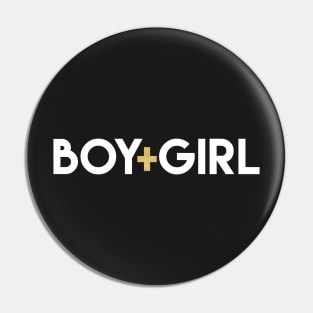 Boy and Girl Pin