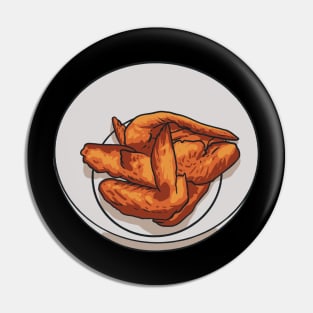 Chicken Wings In Bowl Pin