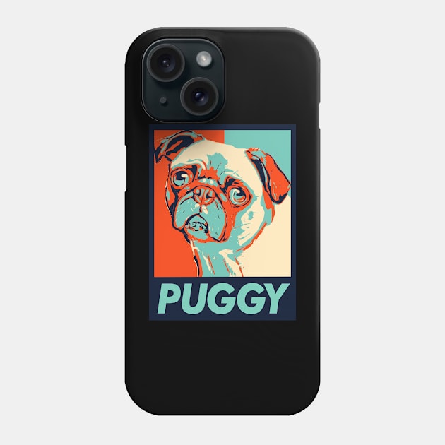 Puggy Hope Poster Phone Case by SmithyJ88