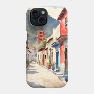 Tlayacapan Morelos Mexico Vintage Tourism Travel Phone Case