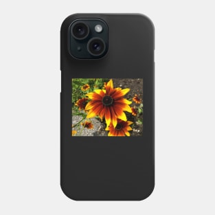 Yellow and Red Coneflower Phone Case