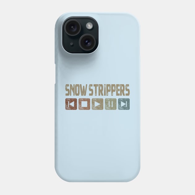 Snow Strippers Control Button Phone Case by besomethingelse