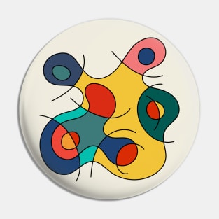 Surreal Amoeba #11 (Miro Inspired) Pin