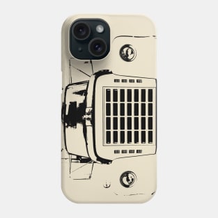 International Harvester IH Loadstar classic American truck monoblock black Phone Case