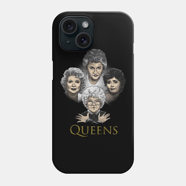 Golden Girls be the Queen Phone Case by Brianmakeathing