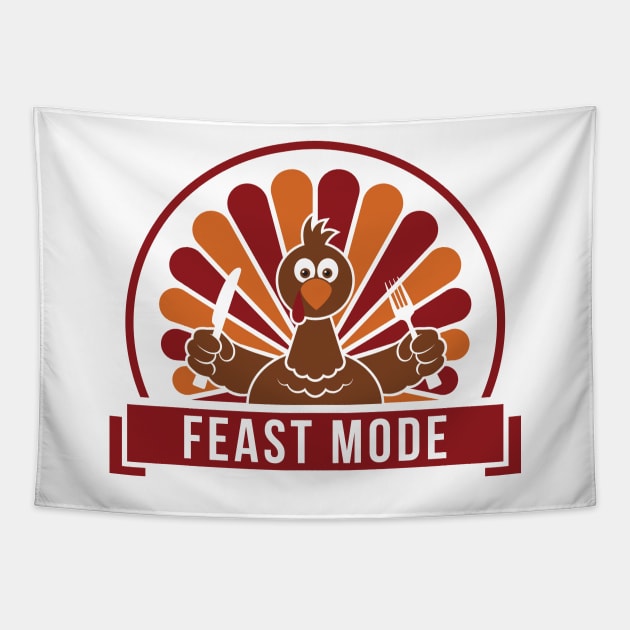 Feast Mode Thanksgiving Tapestry by creativecurly