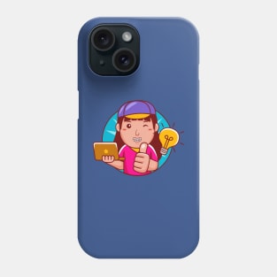 Graphic Designer Woman Phone Case