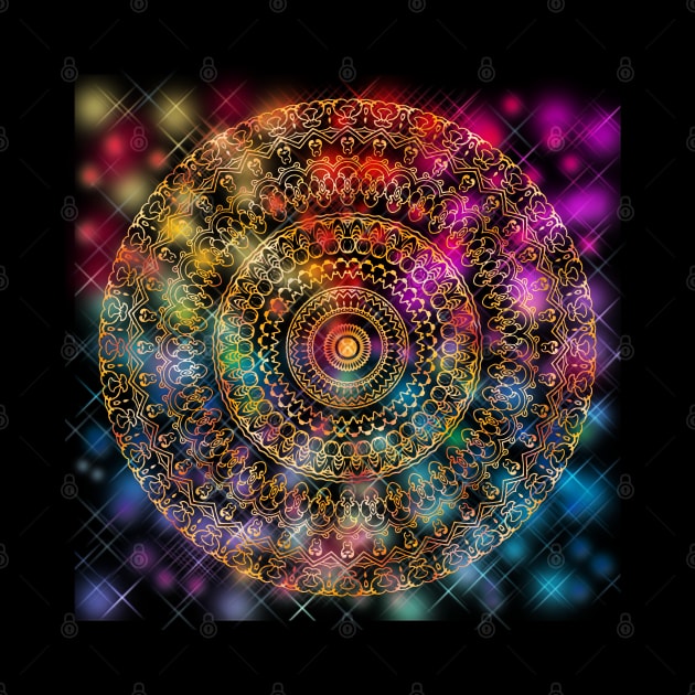 abstract mandala by mkbl