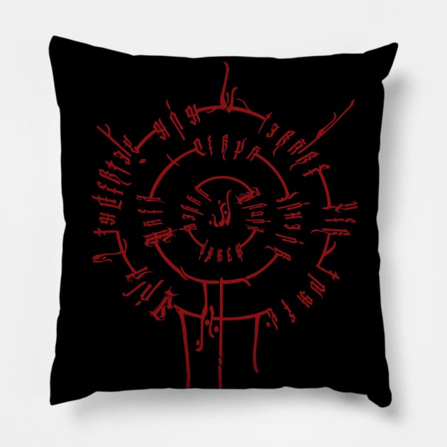 Vampire Scars V2 Pillow by Xelina