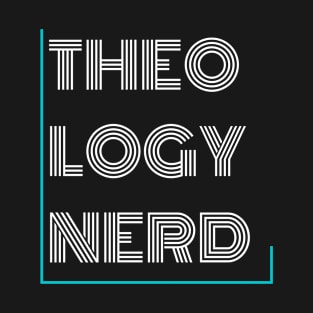 Theology Nerd retro lines T-Shirt