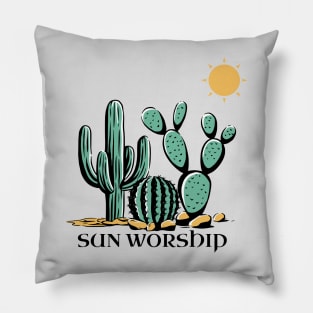 Sun Worship Pillow