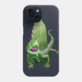 Green Dimetrodon Phone Case