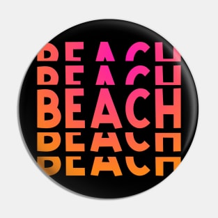 Beach Pink Pin