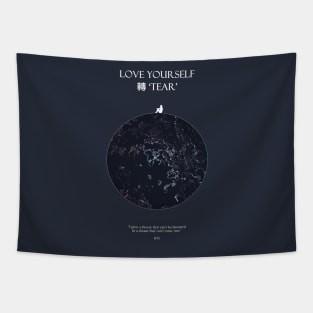 LOVE YOURSELF 轉 ‘TEAR’ Moon Light Tapestry