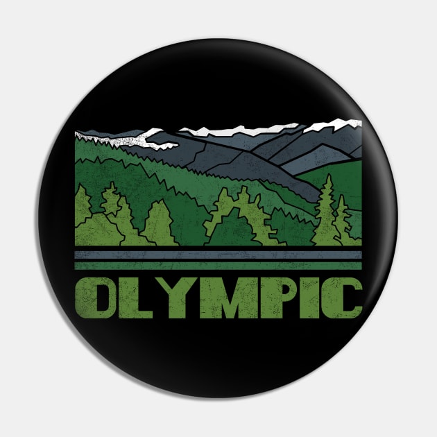 Olympic Shirt US National Park Gift Olympic National Park Tee Outdoor Adventure Tshirt Camping Lover Pin by NickDezArts