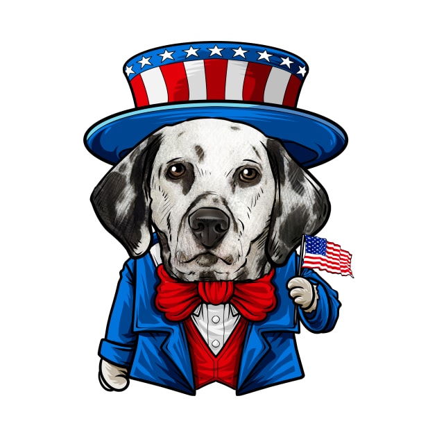 Fourth of July Dalmatian by whyitsme