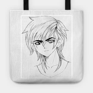 Drawing of handsome boy 2010 Tote