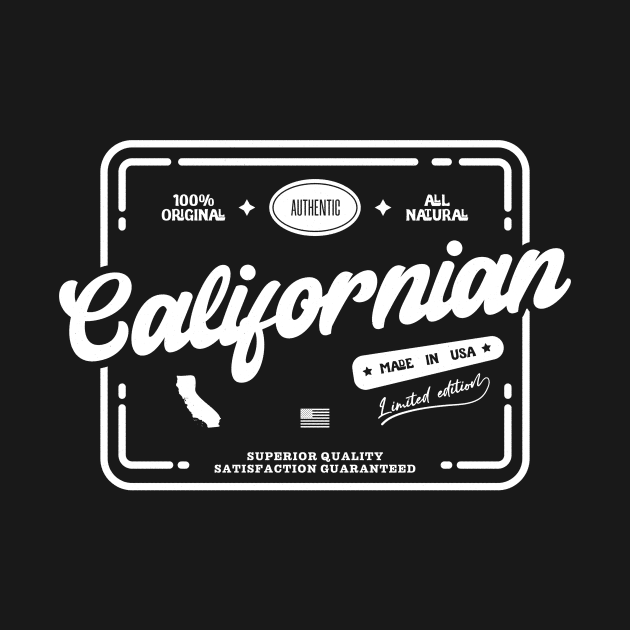 Authentic Original Californian Print Fun Gift by Space Surfer 