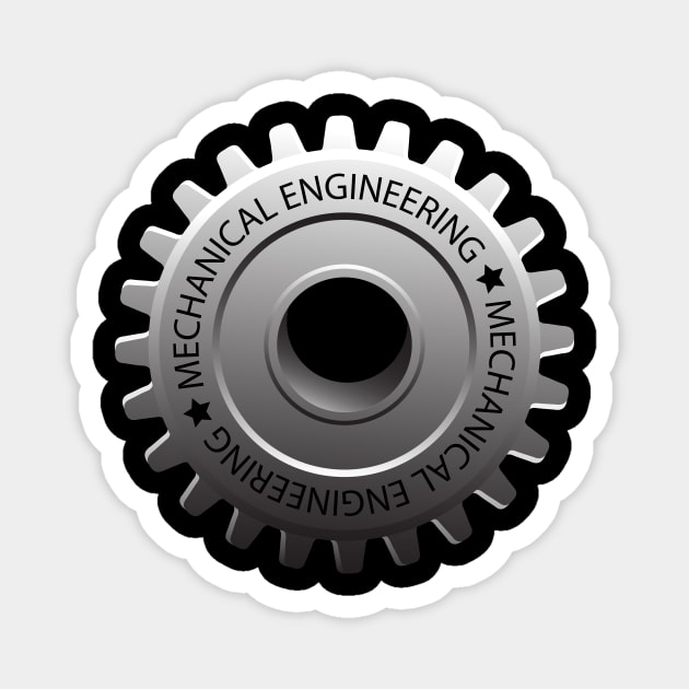 mechanical engineering, mechanics engineer Magnet by PrisDesign99