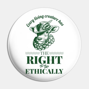 Animals Rights Pin