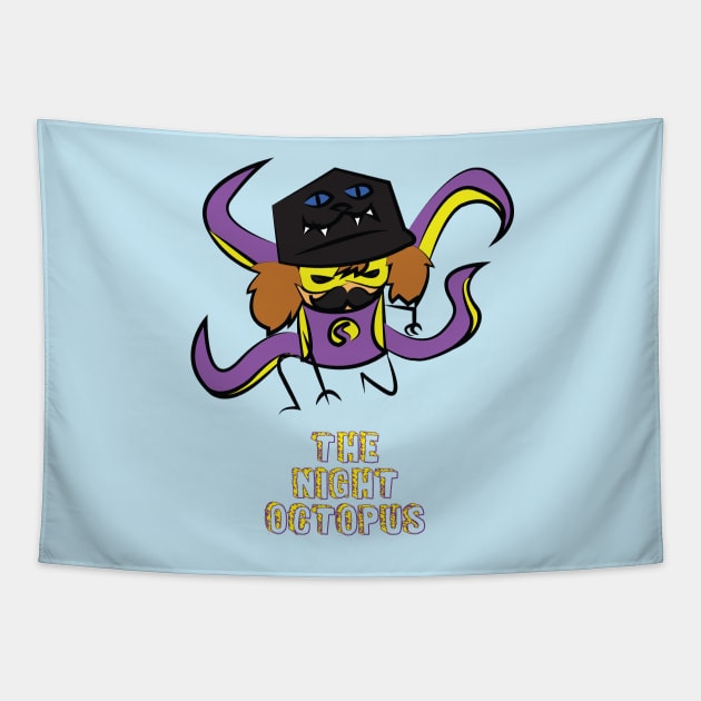 The Night Octopus Tapestry by ThePieLord