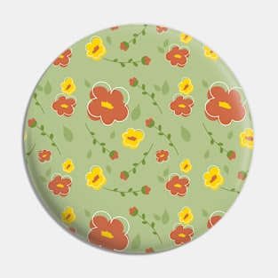 Spring flowers Pin