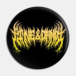 Fine & Dandy Metal Band Shirt YELLOW Pin