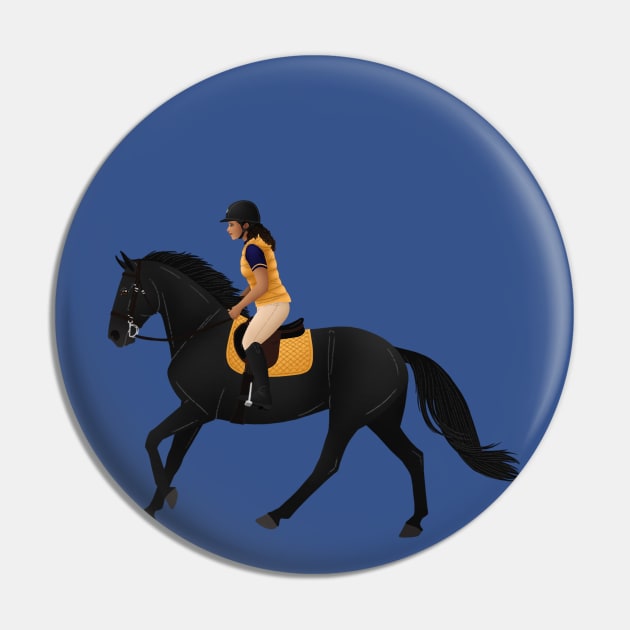 Zoe and Raven - Equine Rampaige Pin by Equine Rampaige