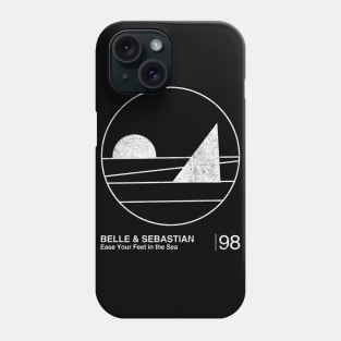 Ease Your Feet in the Sea / Minimalist Graphic Artwork Fan Design Phone Case