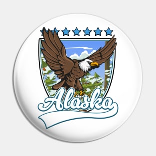 Alaska Travel Patch Pin