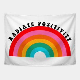 Radiate Positivity Rainbow Tapestry