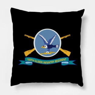 188th Glider Infantry Regiment w Br - SSI - Ribbon X 300 Pillow