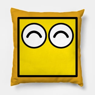 Kubi - the square emoticons - Yellow, the smiley face Pillow