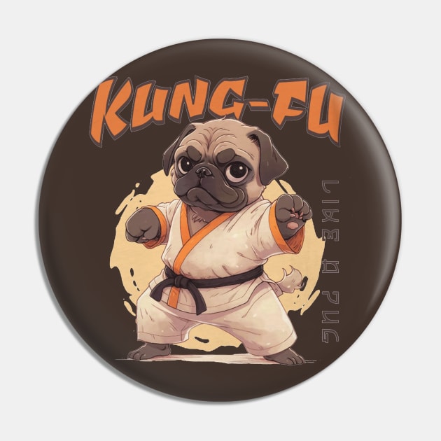 KUNG-FU Black Belt Pin by A.S1