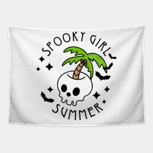 Spooky Girl Summer Tapestry