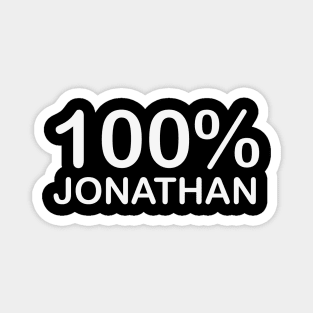 Jonathan Name, fathers day gifts from wife and daughter. Magnet