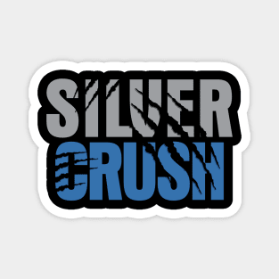 Silver Crush Detroit Lions Magnet