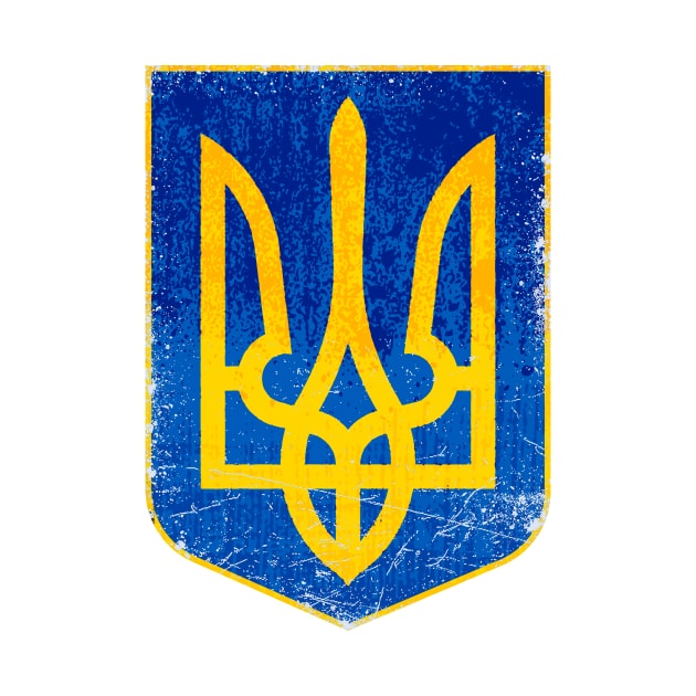 Ukraine Coat of Arms, Trident, Tryzub by StabbedHeart