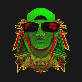 Futuristic Neon Reggae Funkster T-Shirt