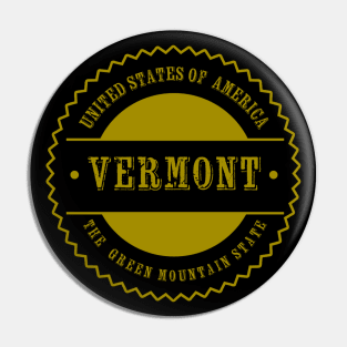 Vermont State Pin