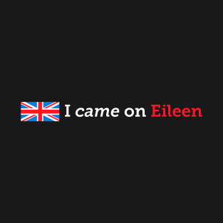 I Came On Eileen Funny 80s Music T-Design T-Shirt