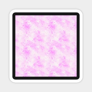 Pink paint splatter / tie dye Magnet