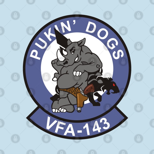 F/A18 Rhino - VFA143 - Pukin' Dogs by MBK