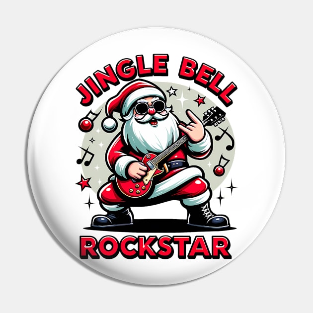 Jingle Bell Rockstar Pin by MZeeDesigns